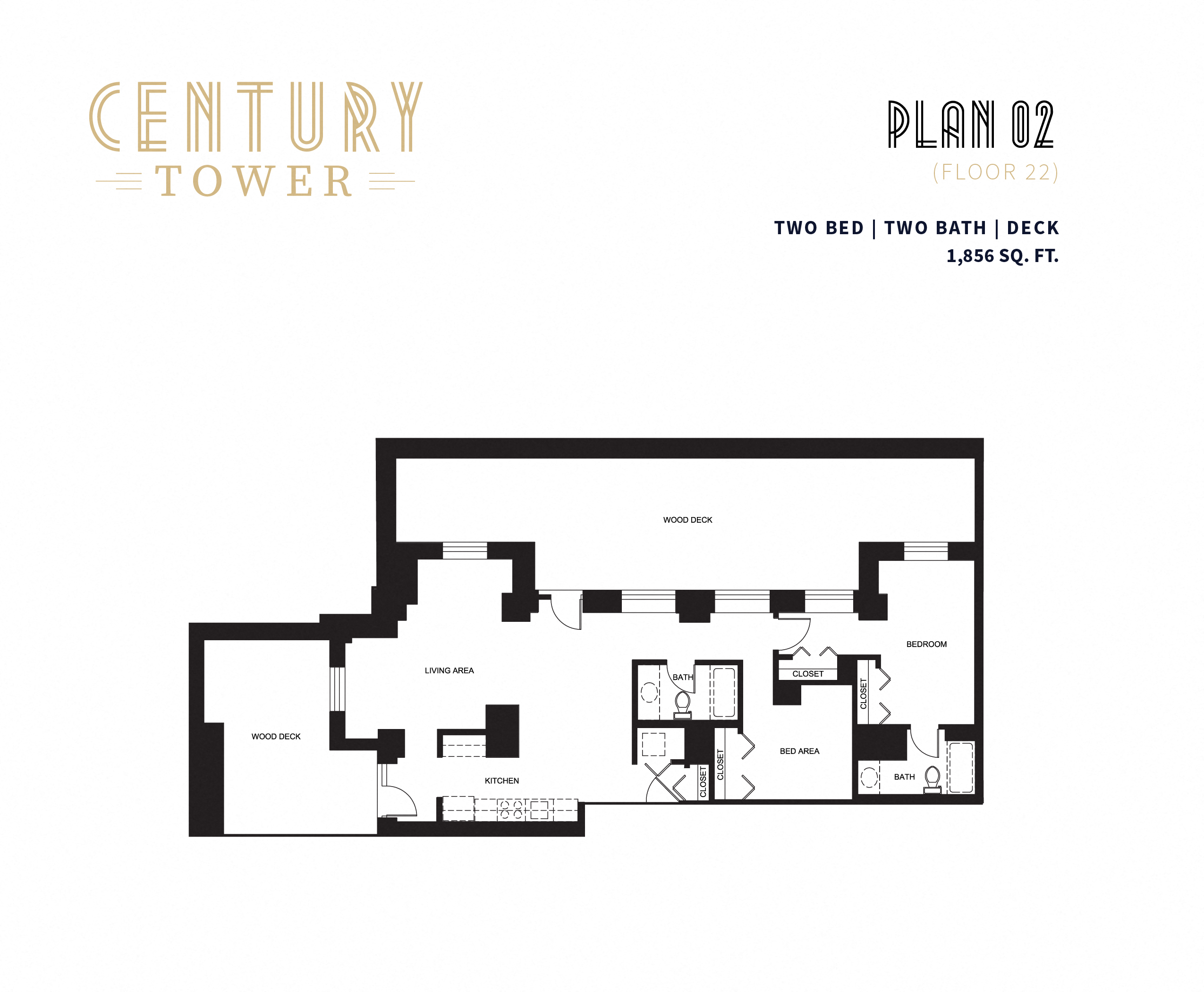 2 Bedroom Floor Plan